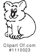 Koala Clipart #1110023 by Dennis Holmes Designs