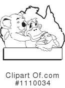 Koala Clipart #1110034 by Dennis Holmes Designs