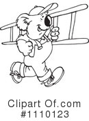 Koala Clipart #1110123 by Dennis Holmes Designs
