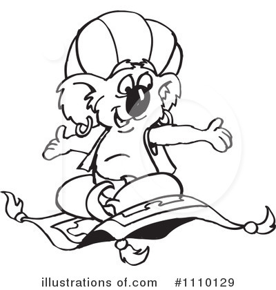 Flying Carpet Clipart #1110129 by Dennis Holmes Designs