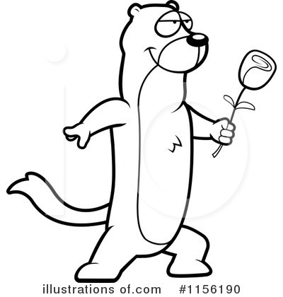 Ferret Clipart #1156190 by Cory Thoman