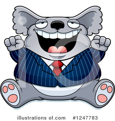 Royalty-Free (RF) Koala Clipart Illustration by Cory Thoman - Stock Sample #1247783