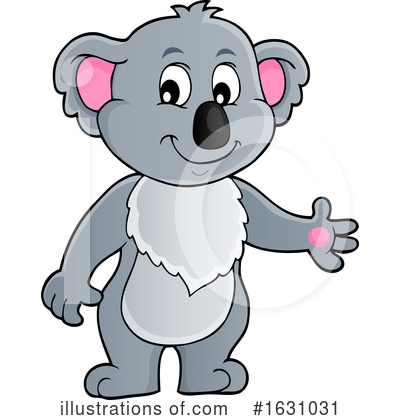 Royalty-Free (RF) Koala Clipart Illustration by visekart - Stock Sample #1631031