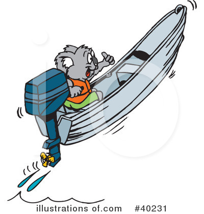 Boating Clipart #40231 by Dennis Holmes Designs