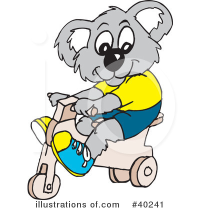 Royalty-Free (RF) Koala Clipart Illustration by Dennis Holmes Designs - Stock Sample #40241