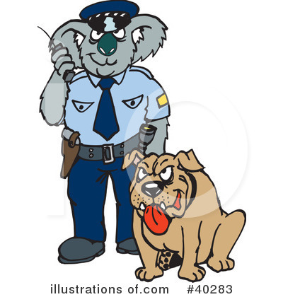 Police Clipart #40283 by Dennis Holmes Designs