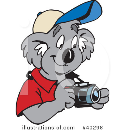 Royalty-Free (RF) Koala Clipart Illustration by Dennis Holmes Designs - Stock Sample #40298