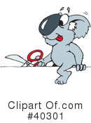 Koala Clipart #40301 by Dennis Holmes Designs