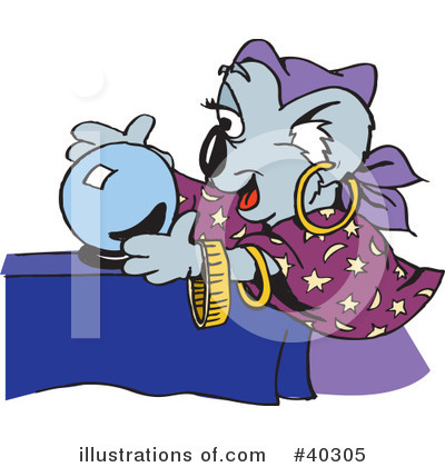 Royalty-Free (RF) Koala Clipart Illustration by Dennis Holmes Designs - Stock Sample #40305