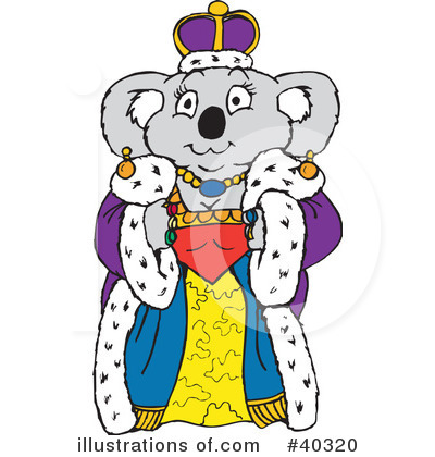 Royalty-Free (RF) Koala Clipart Illustration by Dennis Holmes Designs - Stock Sample #40320
