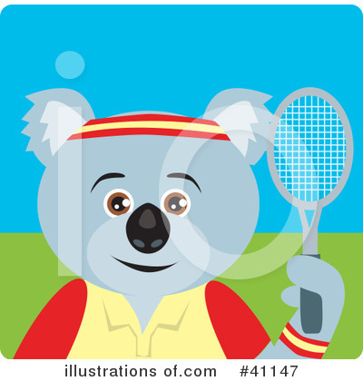 Royalty-Free (RF) Koala Clipart Illustration by Dennis Holmes Designs - Stock Sample #41147