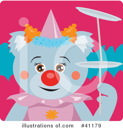 Clown Clipart #41179 by Dennis Holmes Designs
