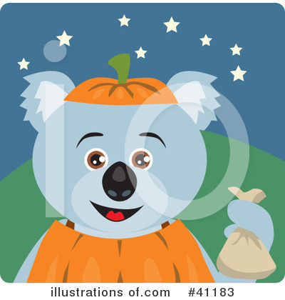 Royalty-Free (RF) Koala Clipart Illustration by Dennis Holmes Designs - Stock Sample #41183
