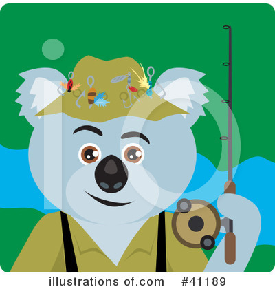Royalty-Free (RF) Koala Clipart Illustration by Dennis Holmes Designs - Stock Sample #41189