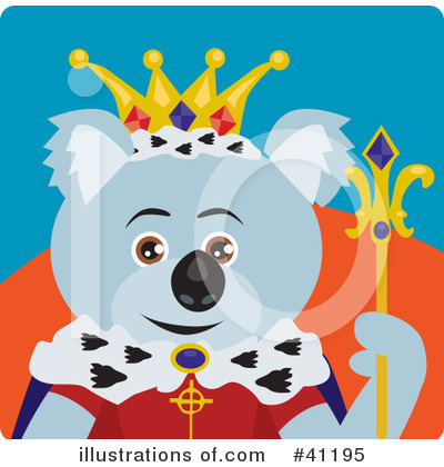 Royalty-Free (RF) Koala Clipart Illustration by Dennis Holmes Designs - Stock Sample #41195