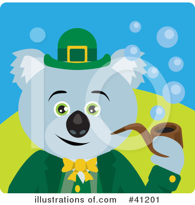 Royalty-Free (RF) Koala Clipart Illustration by Dennis Holmes Designs - Stock Sample #41201