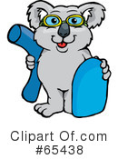 Koala Clipart #65438 by Dennis Holmes Designs