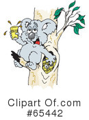 Koala Clipart #65442 by Dennis Holmes Designs