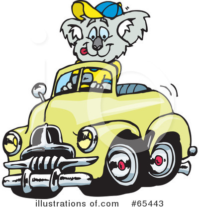 Royalty-Free (RF) Koala Clipart Illustration by Dennis Holmes Designs - Stock Sample #65443