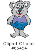 Koala Clipart #65454 by Dennis Holmes Designs