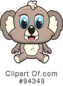 Koala Clipart #94349 by Cory Thoman