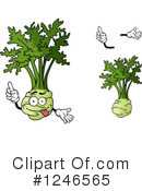 Kohlrabi Clipart #1246565 by Vector Tradition SM