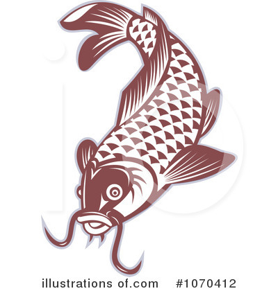 Koi Fish Clipart #1070412 by patrimonio