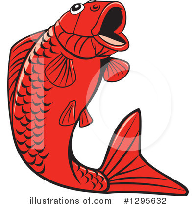 Koi Fish Clipart #1295632 by patrimonio