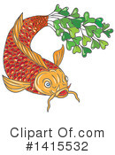 Koi Clipart #1415532 by patrimonio