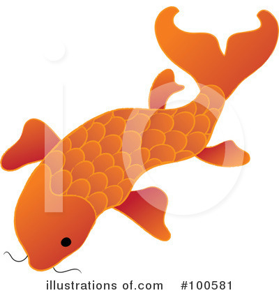 Royalty-Free (RF) Koi Fish Clipart Illustration by Pams Clipart - Stock Sample #100581
