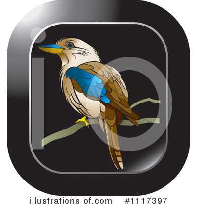 Royalty-Free (RF) Kookaburra Clipart Illustration by Lal Perera - Stock Sample #1117397