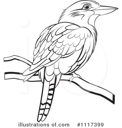 Royalty-Free (RF) Kookaburra Clipart Illustration by Lal Perera - Stock Sample #1117399