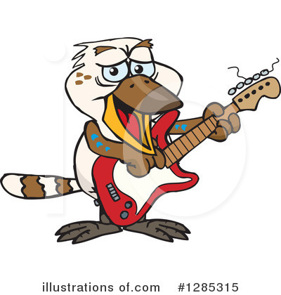 Royalty-Free (RF) Kookaburra Clipart Illustration by Dennis Holmes Designs - Stock Sample #1285315