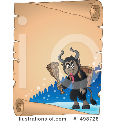 Royalty-Free (RF) Krampus Clipart Illustration by visekart - Stock Sample #1498728