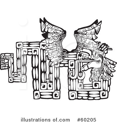 Royalty-Free (RF) Kukulkan Clipart Illustration by xunantunich - Stock Sample #60205