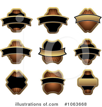 Royalty-Free (RF) Label Clipart Illustration by Vector Tradition SM - Stock Sample #1063668
