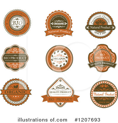Royalty-Free (RF) Label Clipart Illustration by Vector Tradition SM - Stock Sample #1207693