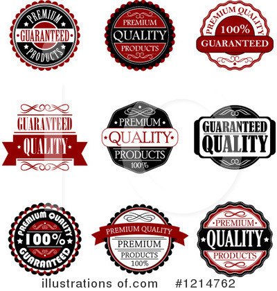 Royalty-Free (RF) Label Clipart Illustration by Vector Tradition SM - Stock Sample #1214762