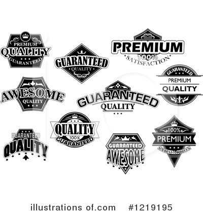 Royalty-Free (RF) Label Clipart Illustration by Vector Tradition SM - Stock Sample #1219195