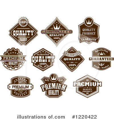 Royalty-Free (RF) Label Clipart Illustration by Vector Tradition SM - Stock Sample #1220422