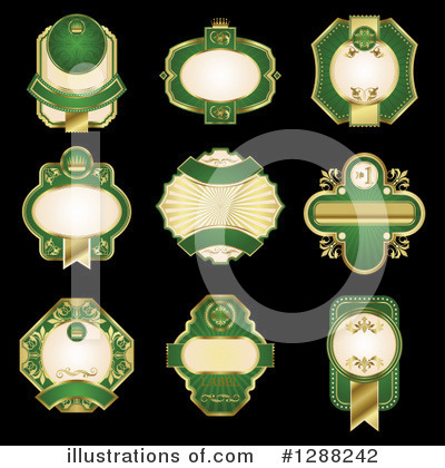 Royalty-Free (RF) Label Clipart Illustration by Vector Tradition SM - Stock Sample #1288242