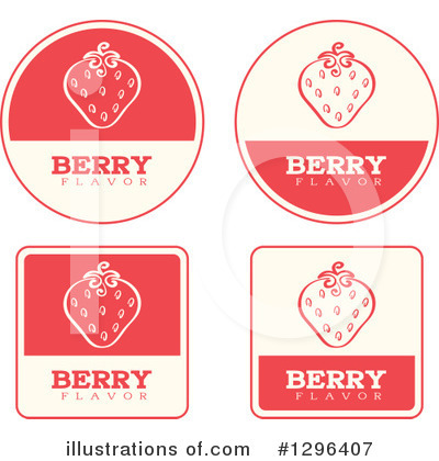 Strawberry Clipart #1296407 by Cory Thoman