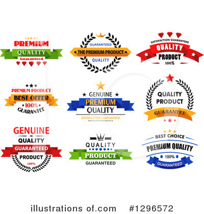Royalty-Free (RF) Label Clipart Illustration by Vector Tradition SM - Stock Sample #1296572