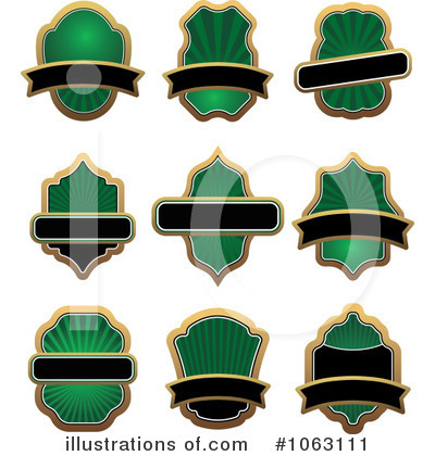 Royalty-Free (RF) Labels Clipart Illustration by Vector Tradition SM - Stock Sample #1063111