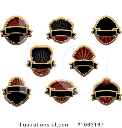 Royalty-Free (RF) Labels Clipart Illustration by Vector Tradition SM - Stock Sample #1063167