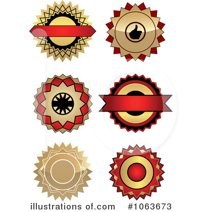 Royalty-Free (RF) Labels Clipart Illustration by Vector Tradition SM - Stock Sample #1063673