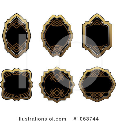 Royalty-Free (RF) Labels Clipart Illustration by Vector Tradition SM - Stock Sample #1063744
