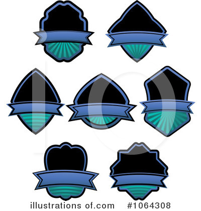 Royalty-Free (RF) Labels Clipart Illustration by Vector Tradition SM - Stock Sample #1064308