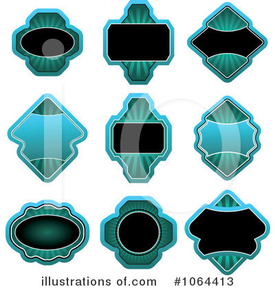 Royalty-Free (RF) Labels Clipart Illustration by Vector Tradition SM - Stock Sample #1064413