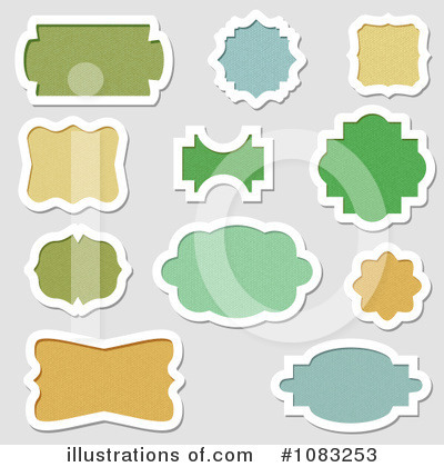 Royalty-Free (RF) Labels Clipart Illustration by vectorace - Stock Sample #1083253